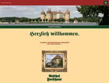 Tablet Screenshot of gasthof-forsthaus.de